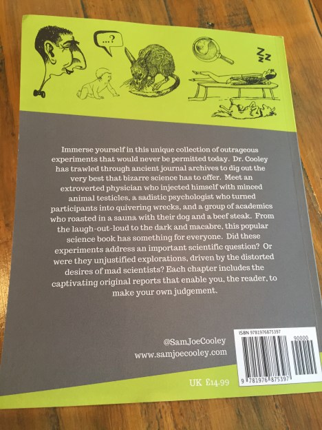 the_museum_of_bizarre_and_extreme_science_dr_sam_j_cooley_book_published_crazy_experiments_mad_bad_blurb_cover_image