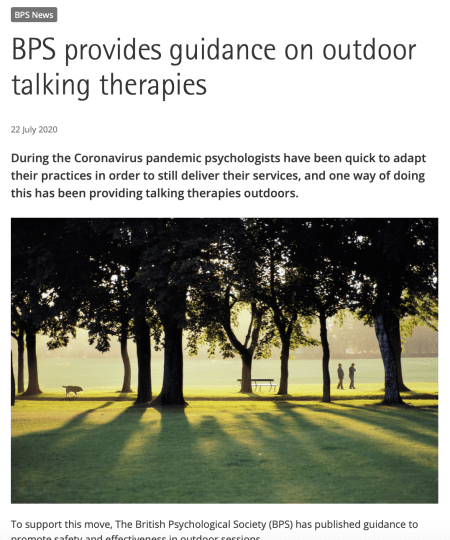 Sam-Cooley-clinical-psychology-outdoor-therapy-talking-nature-walk-and-talk-guidelines-BPS-british-psychological-society-research